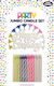 Birthday Candle Number Multicolored 24pcs