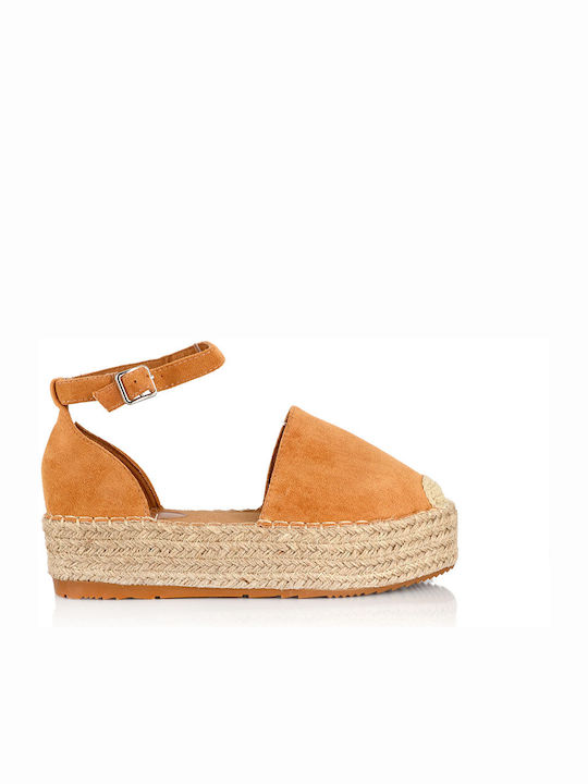 Women's Suede Espadrilles Beige