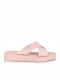 Malesa Flatforms Crossover Women's Sandals Pink