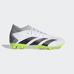Adidas Accuracy.3 Low Football Shoes FG with Molded Cleats White