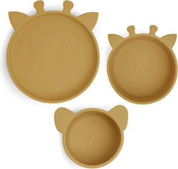 Nuuroo Baby Food Plate Benni Made of Silicone Y...