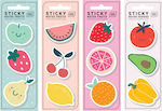 interDRUK Tutti Frutti Notes Pad Multicolour