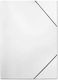 Capa Case Folder with Rubber Band and Ears for Paper A4 White