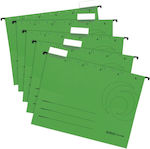 Herlitz Folder Hanging for Paper A4 Green 5pcs