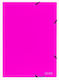 Colorfix Φάκελος με Λάστιχο και Αυτιά για Χαρτί A4 Φούξια
