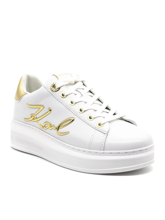 Karl Lagerfeld Signia Lace Sneakers White