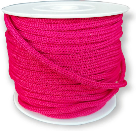 Șiret Poliester Fuchsia Lungime 10m