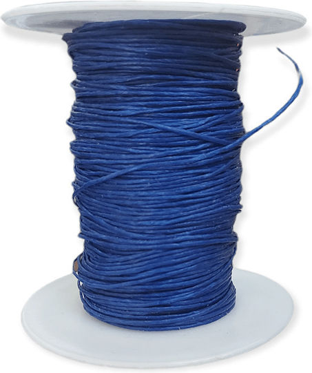 Κορδόνια Μπλε 1mm x 10m Σετ 10τμχ