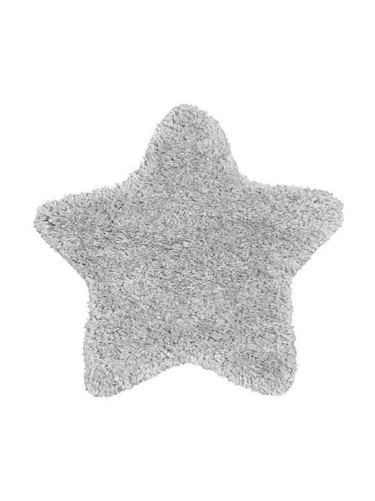 Madi Παιδικό Χαλί Αστέρια Γκρι 120x120cm