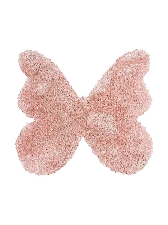 Madi Παιδικό Χαλί Πεταλούδες Ροζ 160x160cm