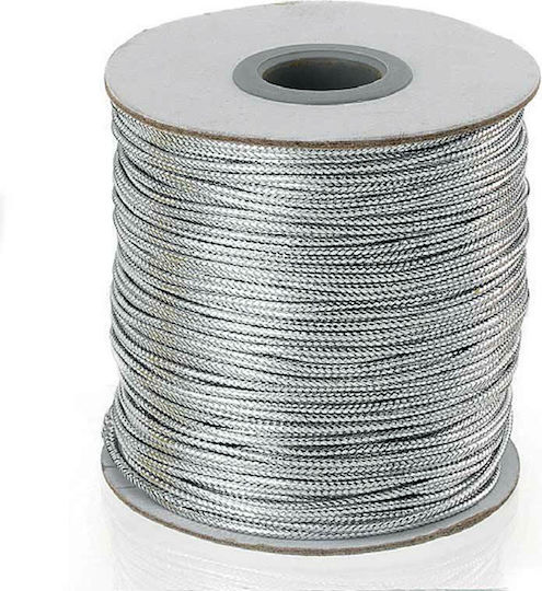Adorex Lace Metallic Silver Length 100m