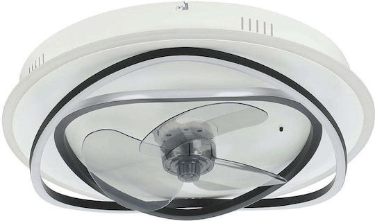 Eglo Namori Ceiling Fan 50cm with Light Fixture White