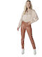 Women's Fabric Trousers Brown