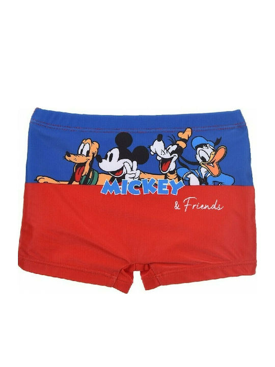 Disney Mouse Kids Swimwear Swim Shorts Red