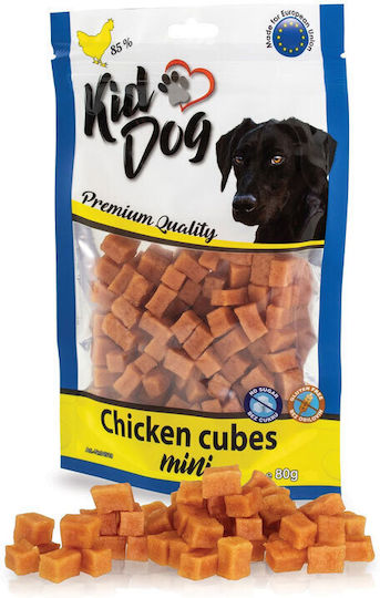 KidDog Hundeleckerlis Würfel mit Huhn 80g