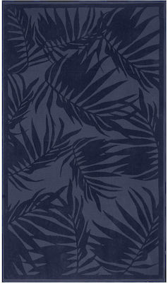 Lino Home Strandtuch Baumwolle Blau 160x86cm.