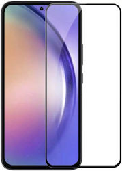Powertech Full Face Tempered Glass Μαύρο (Oppo A54)