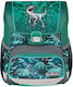 Herlitz School Bag Backpack Elementary, Elementary in Green color 17lt