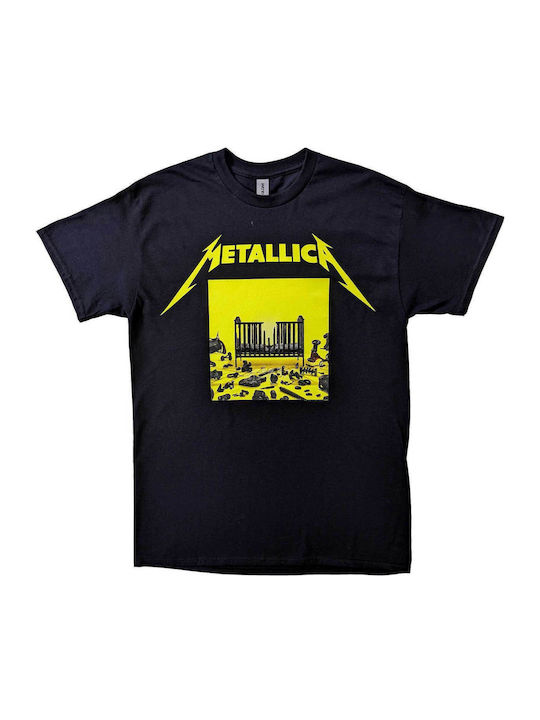 Pegasus Lux In Tenebris Metallica Cover T-shirt Μαύρο Βαμβακερό
