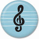 Fun Creations Rundes Dekoratives Magnet 3,8x3,8cm