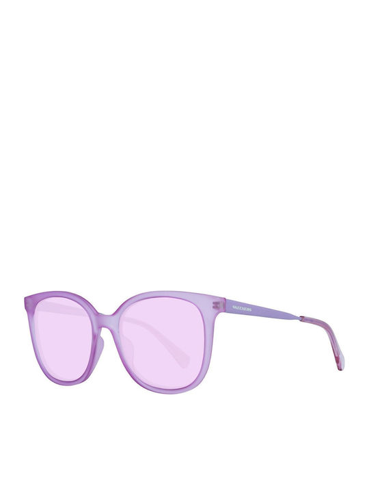 Skechers Women's Sunglasses with Purple Plastic Frame and Purple Lens SE6099 82U