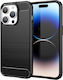 Techsuit Carbon Silicone Back Cover Σιλικόνης Μαύρο (Honor Magic5 Pro)