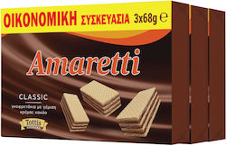 Amaretti Γκοφρέτα Με Κρέμα Κακάο 3x68gr