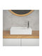 ML-Design Montat pe perete Deasupra Blatului Chiuvetă Ceramică 46x26x11cm Alb