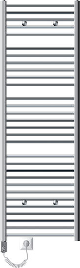 ECD Germany Sahara Ηλεκτρική Πετσετοκρεμάστρα 1200W 180x60cm Ασημί