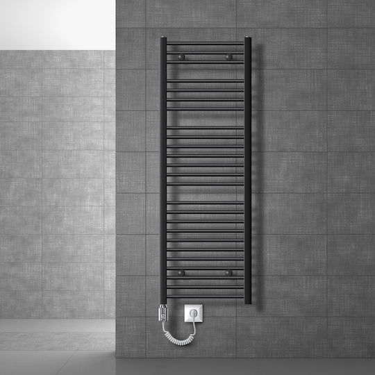 ECD Germany Електрическа кърпа за баня 900W Сив 150x50см
