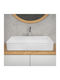 ML-Design Aufgesetztes Waschbecken Keramik 68x38x12cm Weiß