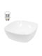 ECD Germany Countertop Sink Ceramic 40.5x40.5x14cm White