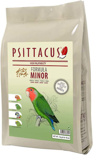 Psittacus Minor Formula Futter in Pellet für Wellensittiche 3kg