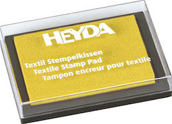 Heyda Ink Pad Stamp Yellow