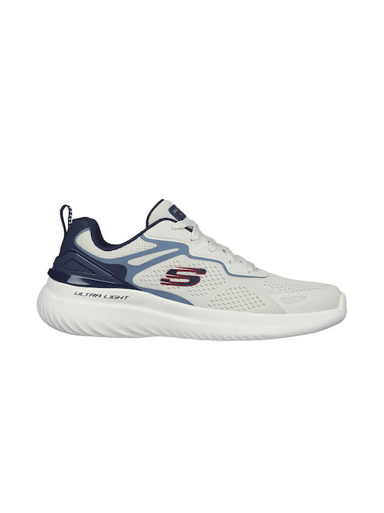 Skechers Bounder 2.0 Ανδρικά Sneakers Λευκά