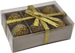 Gold Candle 6 Pieces