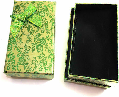 Hârtie Caseta pentru Cadou Verde 7.2x2.9x2.9cm.