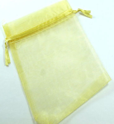 Fabric Pouch for Gift Gold 12x10x12cm.