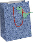 Clairefontaine Paper Bag for Gift with Theme "Dinosaurs" Multicolored 21.5x10.2x25.3cm.