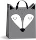 interDRUK Paper Bag for Gift Gray 26x13x32cm.