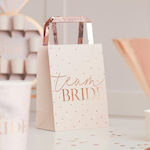 Ginger Ray Paper Bag for Gift Rose Gold 5pcs