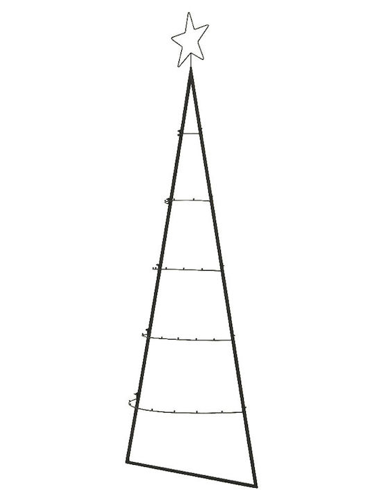 Christmas Decorative Metal Tree 160cm Black