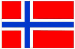 Polyester Perforated Flag of Norway 75x50cm for Kontari