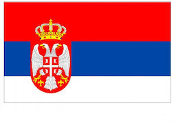 Polyester Perforated Flag of Serbia 100x70cm