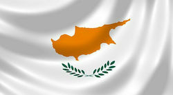 Polyester Perforated Flag of Cyprus 75x50cm