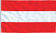 Flagge von Österreich Polyester Perforiert 100x70cm