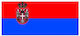Знаме на Сърбия 40x27см