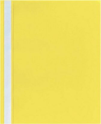 Clipboard with Spring for Paper A4 Yellow 1pcs