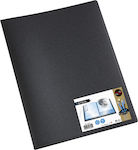 Viquel Clipboard Flexible with 30 plastic sleeves Slides for Paper A3 Black 1pcs