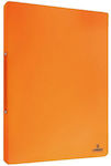 Logigraf Clipboard with 2 Rings for Paper B5 Orange 1pcs